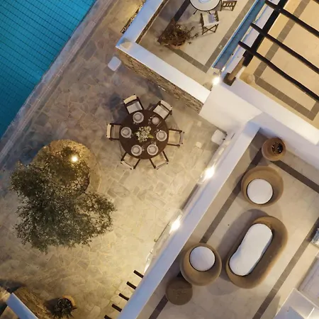 Galaxy Mykonos Private Pool & Sea View In Βίλα Φτελιά